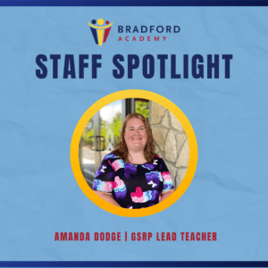Photo of Bradford Academy GSRP Lead Teacher Amanda Dodge for Staff Spotlights