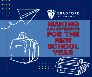 Making adjustments for the new school year at Bradford Academy, decorative blog image